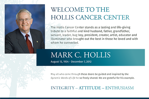 mark c hollis, hollis cancer center, mark c. hollis, hollis cancer lrh, lakeland regional cancer center