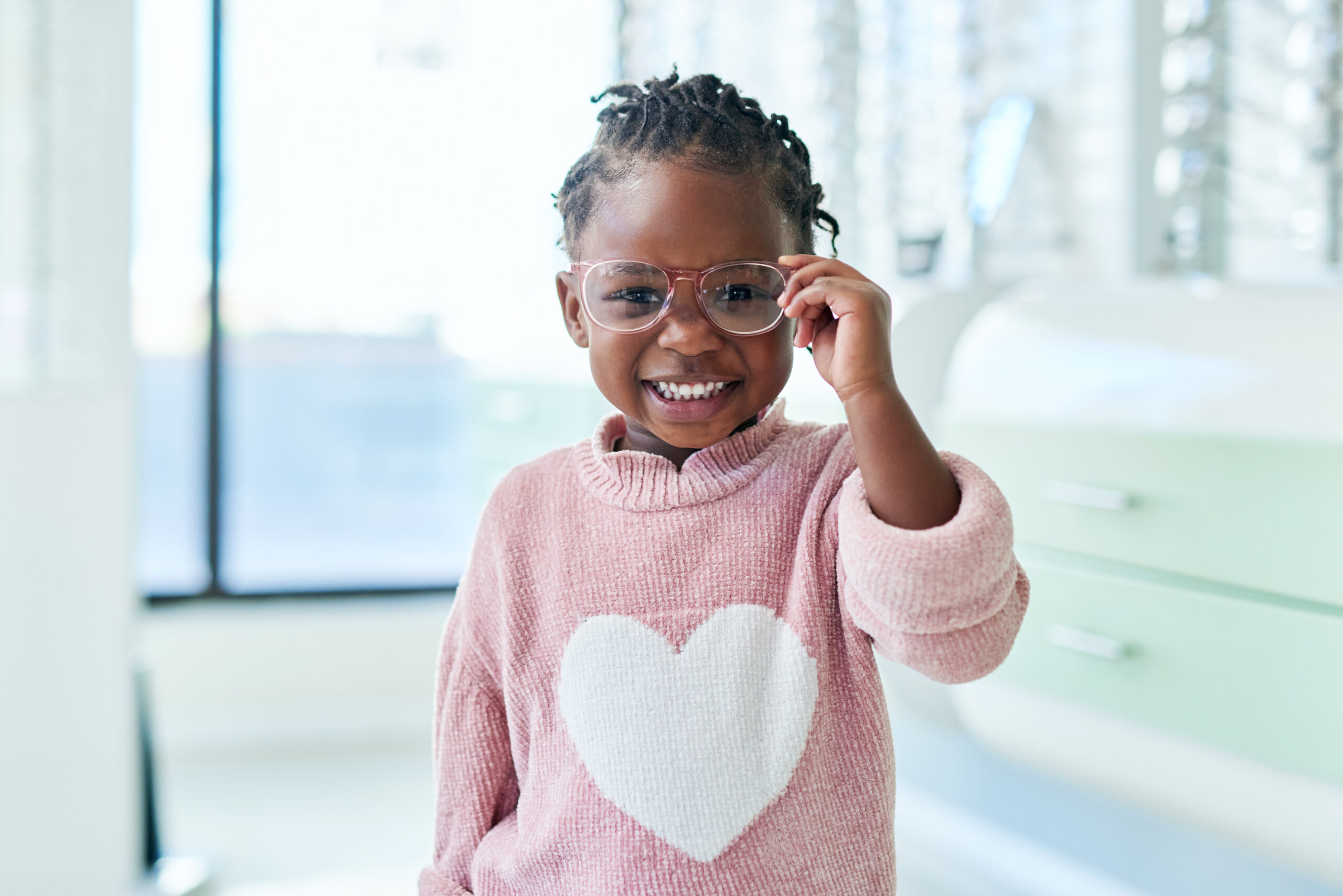 Black kid glasses hot sale
